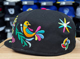 Mexico Fitted New Era 59FIFTY 2026 World Baseball Classics Arte Black Hat Cap - THE 4TH QUARTER