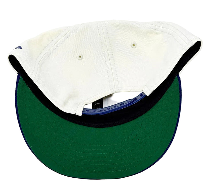 Los Angeles Dodgers Snapback New Era 9Fifty Localized Chrome Blue Cap Hat - THE 4TH QUARTER