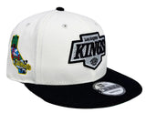 Los Angeles Kings Snapback New Era 9Fifty Localized Chrome Black Cap Hat - THE 4TH QUARTER