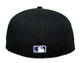 Los Angeles Dodgers Fitted 59FIFTY New Era 2025 WSC Back 2 Back Rings Black Royal Hat Cap Grey UV - THE 4TH QUARTER