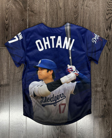 Los Angeles Dodgers Youth Jersey (8-20) Outerstuff Sublimation Shoehi Ohtani Blue - THE 4TH QUARTER