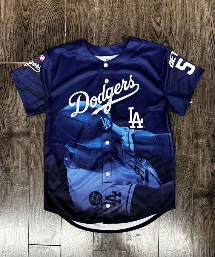 Los Angeles Dodgers Youth Jersey (8-20) Outerstuff Sublimation Mookie Betts Blue - THE 4TH QUARTER