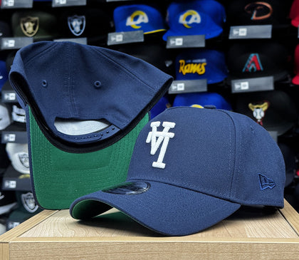 Los Angeles Dodgers Snapback 9Forty New Era A-Frame Ocean Navy Hat Cap Green UV - THE 4TH QUARTER