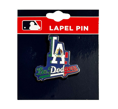 Los Angeles Dodgers Mexico Name & Logo Logo Lapel Pin - THE 4TH QUARTER
