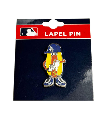 Los Angeles Dodgers Dodger Dog Lapel Pin - THE 4TH QUARTER
