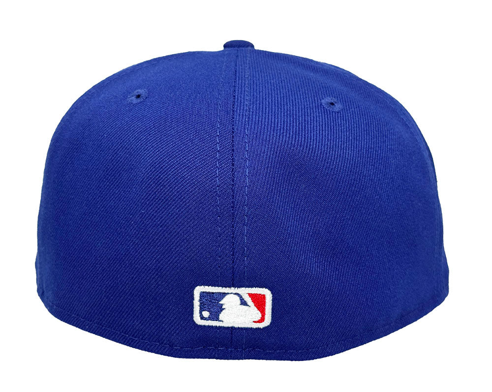 Los Angeles Dodgers Fitted New Era 59Fifty 2025 WSC Flags Blue Cap Hat Grey UV - THE 4TH QUARTER