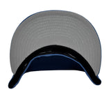 Los Angeles Dodgers Fitted New Era 59Fifty 2025 WS Champions Indigo Cap Hat Grey UV - THE 4TH QUARTER
