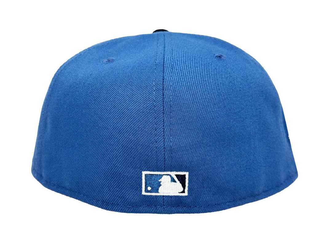 Los Angeles Dodgers Fitted New Era 59Fifty 100th Anni Indigo Navy Cap Hat Grey UV - THE 4TH QUARTER