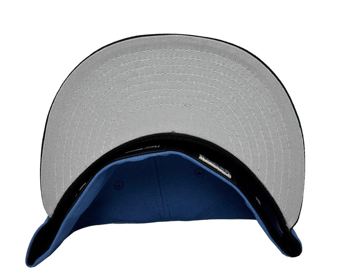 Los Angeles Dodgers Fitted New Era 59Fifty 100th Anni Indigo Navy Cap Hat Grey UV - THE 4TH QUARTER