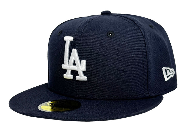 Los Angeles Dodgers Fitted New Era 59Fifty 2025 World Series Champions Navy Cap Hat Grey UV - THE 4TH QUARTER
