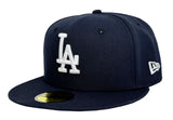Los Angeles Dodgers Fitted New Era 59Fifty 2025 World Series Champions Navy Cap Hat Grey UV - THE 4TH QUARTER