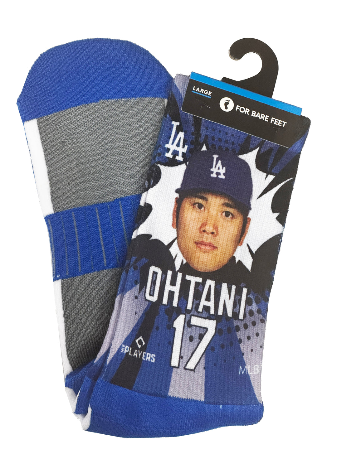 Los Angeles Dodgers Mens Ka Pow! Ohtani Crew Socks - THE 4TH QUARTER