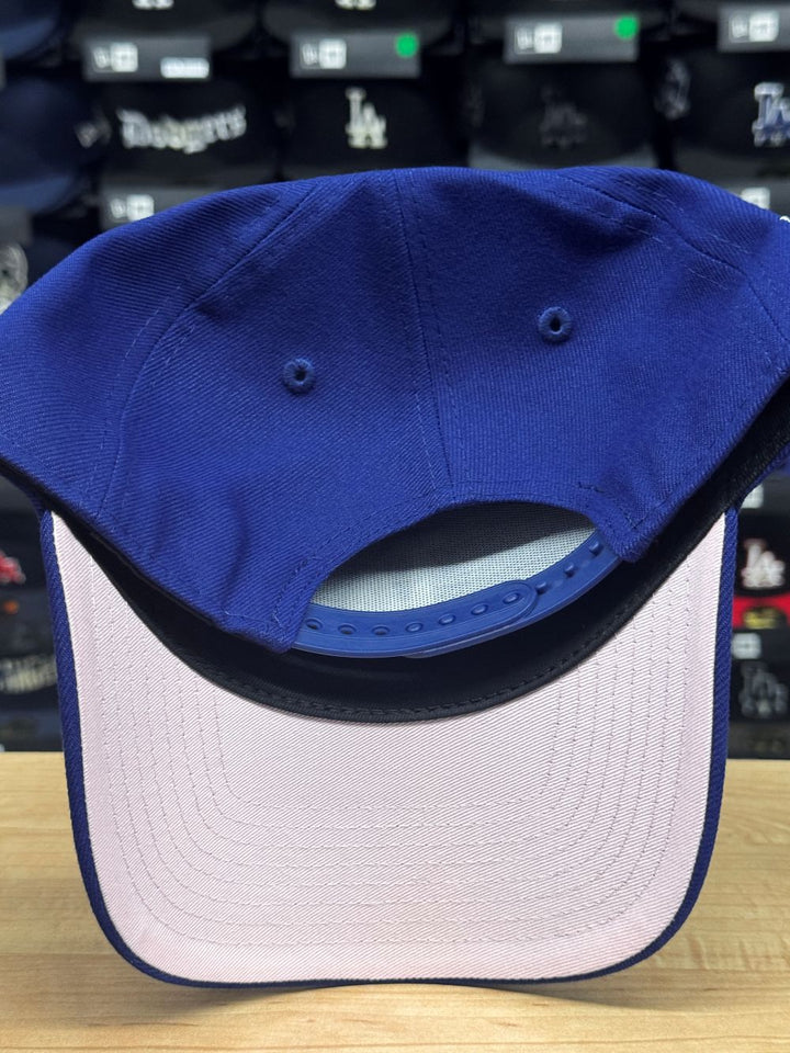 Los Angeles Dodgers Snapback 9Forty New Era A-Frame 50th Anni Blue Cap Hat Pink UV - THE 4TH QUARTER