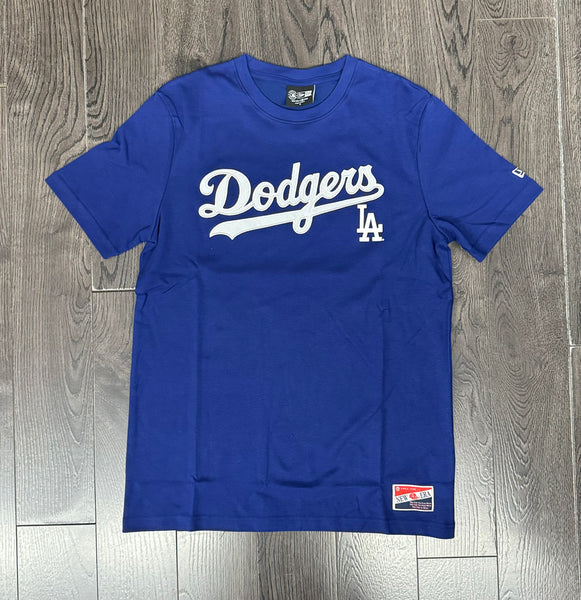 ☆New Era☆ MLB LA Dodgers Flower Script T-Shirt Evening Blu s-l400.jpg