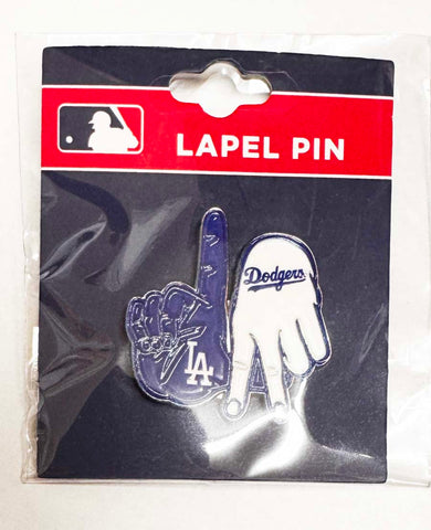 Los Angeles Dodgers Lapel Pin LA Hands