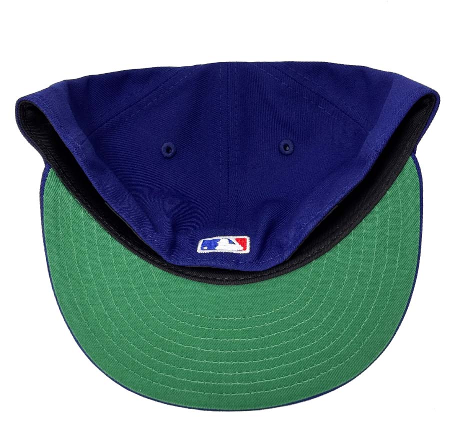 Los Angeles Dodgers Fitted New Era 59Fifty XL Los Doyers Blue Cap Hat Green UV