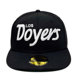 Los Angeles Dodgers Fitted New Era 59Fifty XL Los Doyers Black Cap Hat Green UV