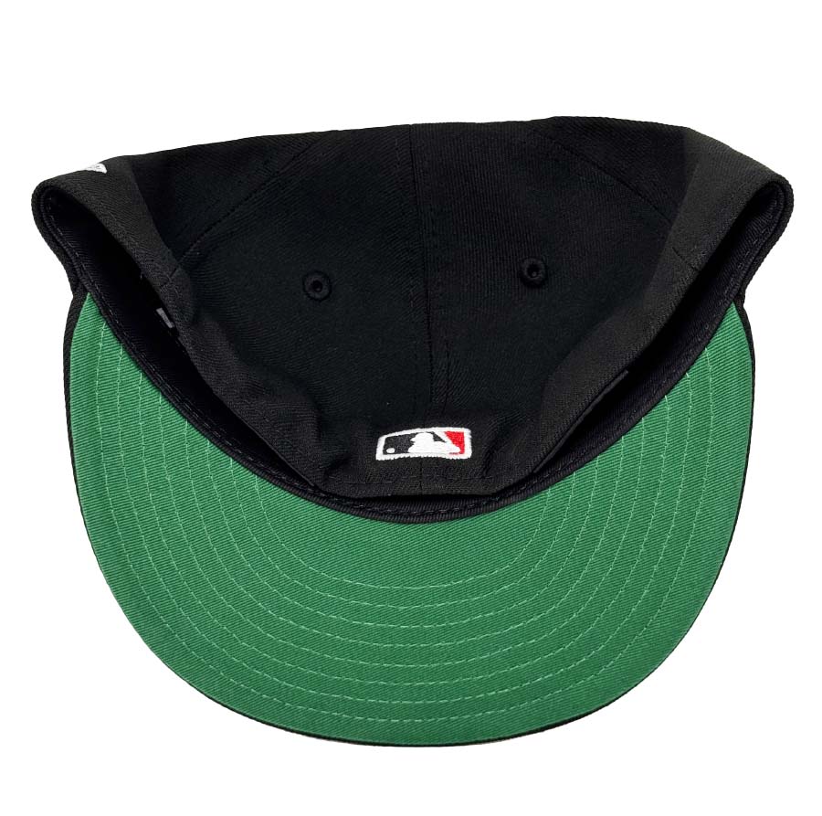 Los Angeles Dodgers Fitted New Era 59Fifty XL Los Doyers Black Cap Hat Green UV