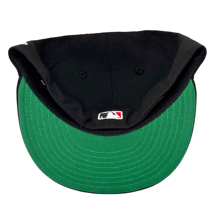 Los Angeles Dodgers Fitted New Era 59Fifty XL Los Doyers Black Cap Hat Green UV