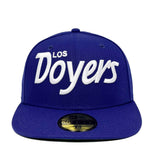 Los Angeles Dodgers Fitted New Era 59Fifty XL Los Doyers Blue Cap Hat Green UV