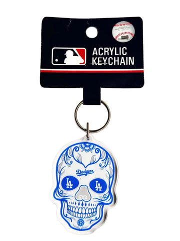 Los Angeles Dodgers Baseball Cap Acrylic Keychain