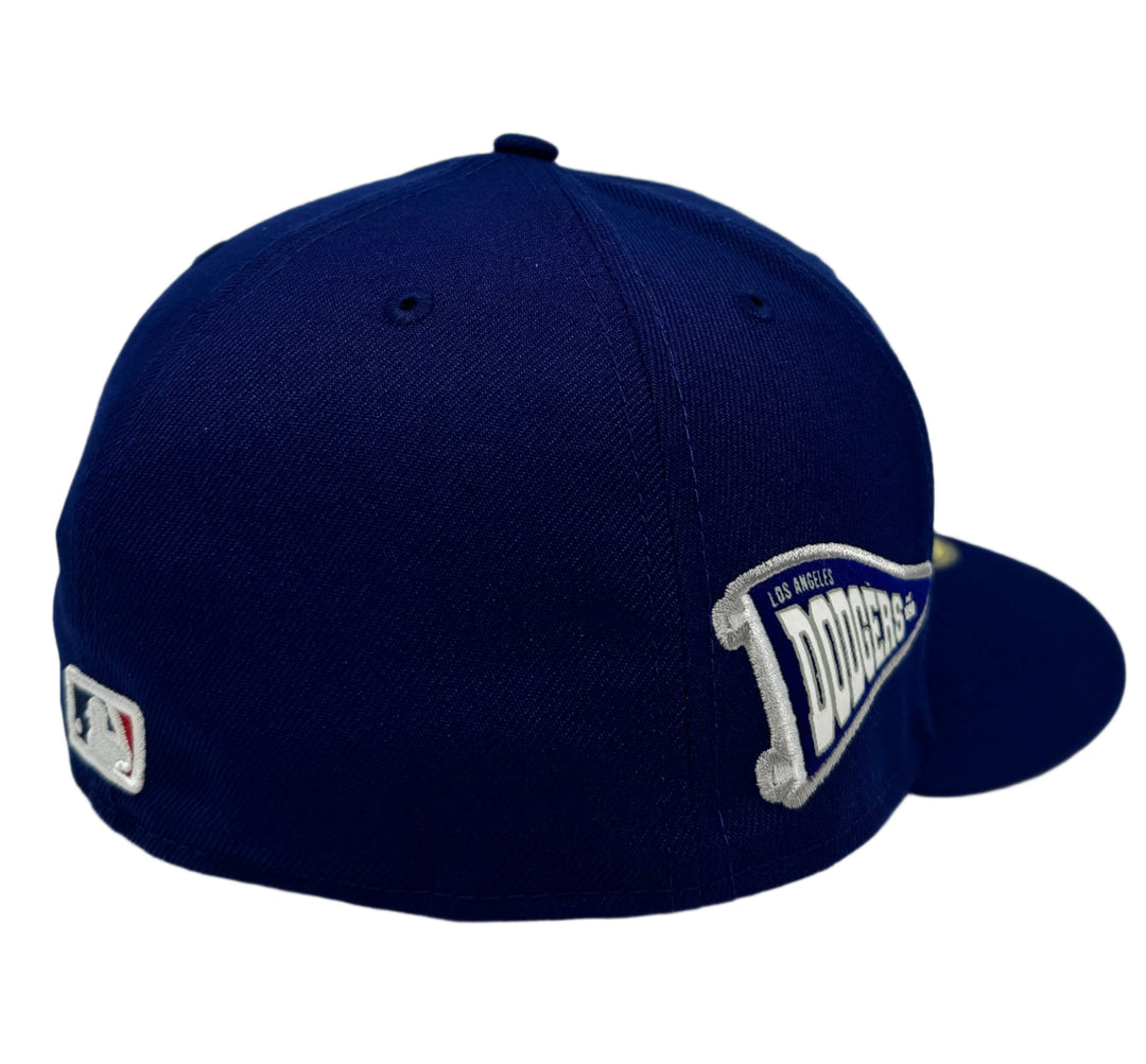 Los Angeles Dodgers Fitted New Era 59Fifty Pennant Cap Hat Grey UV - THE 4TH QUARTER