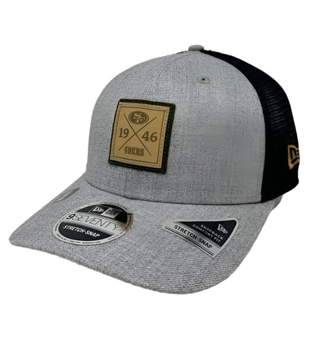 San Francisco 49ers Snapback New Era 9Seventy Heather Patch Stretch-Snap Cap Hat