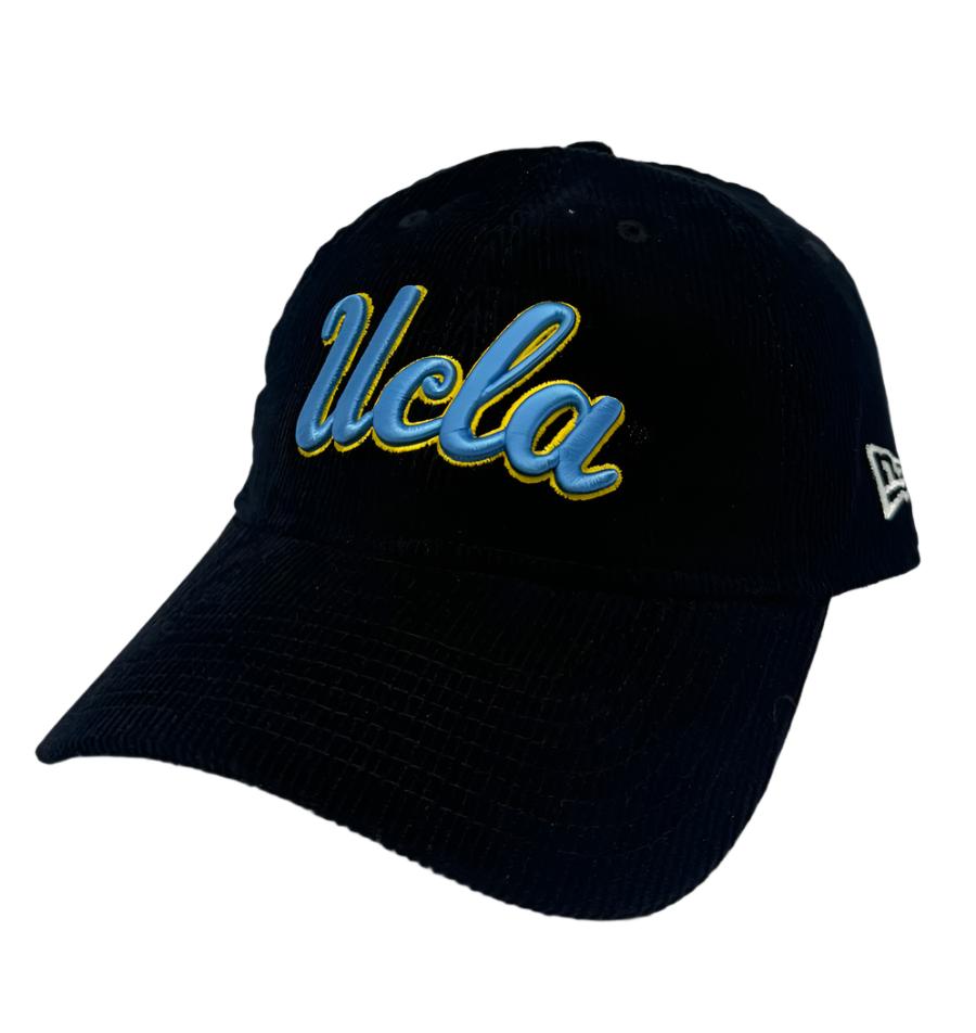UCLA Bruins Strapback New Era 9Twenty Adjustable Cap Hat Black Corded - THE 4TH QUARTER