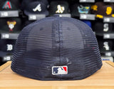 Los Angeles Dodgers Fitted New Era 59Fifty Classic Mesh Trucker Navy Cap Hat Grey UV