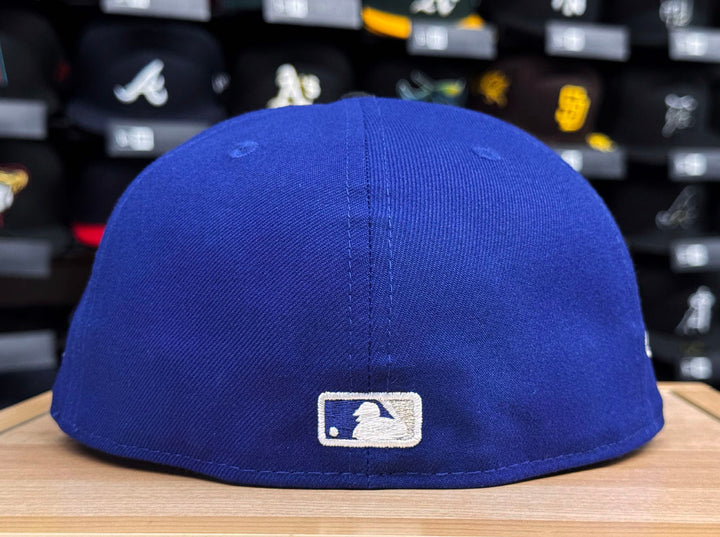 Los Angeles Dodgers Fitted New Era 59Fifty Blue Heaven Dark Royal Chrome Black Tri Hat Cap Grey UV