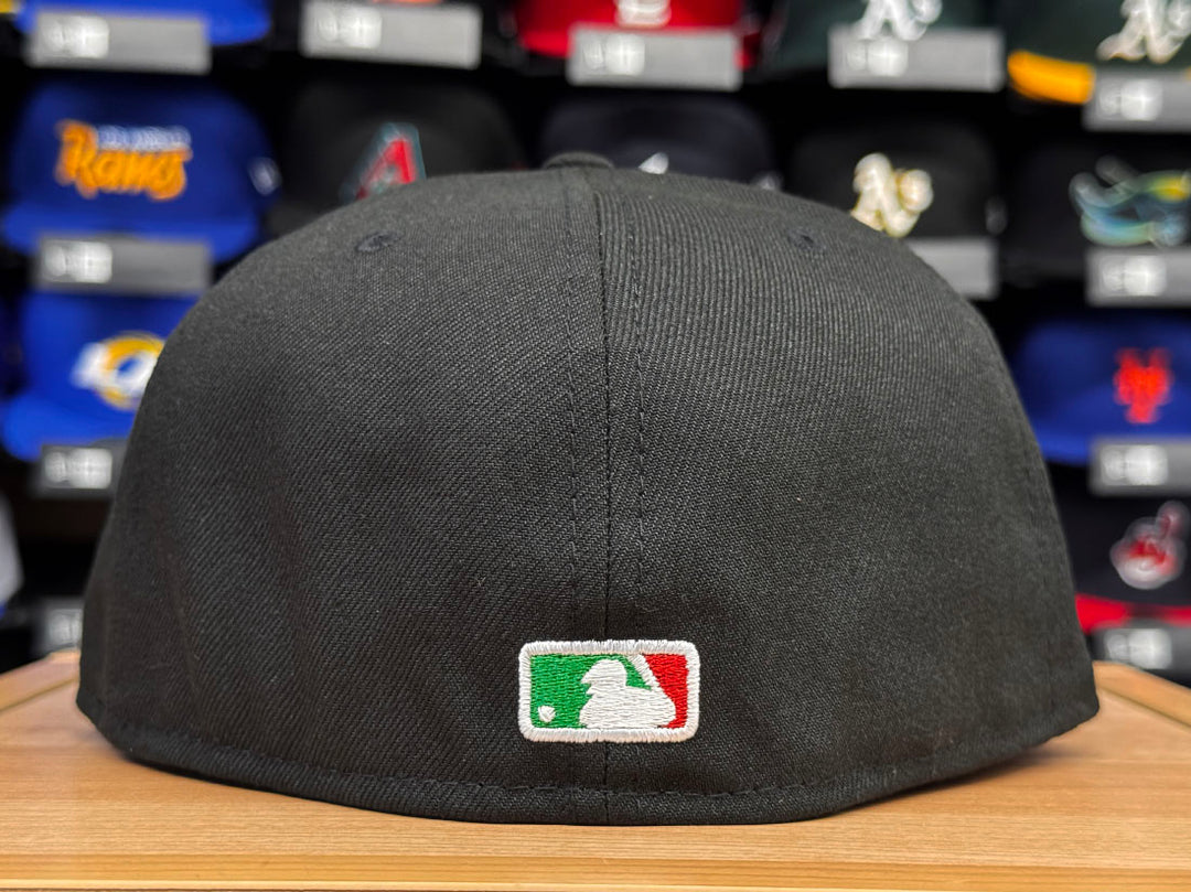 Los Angeles Dodgers Fitted New Era 59Fifty Viva X Mexico Black Cap Hat Green UV