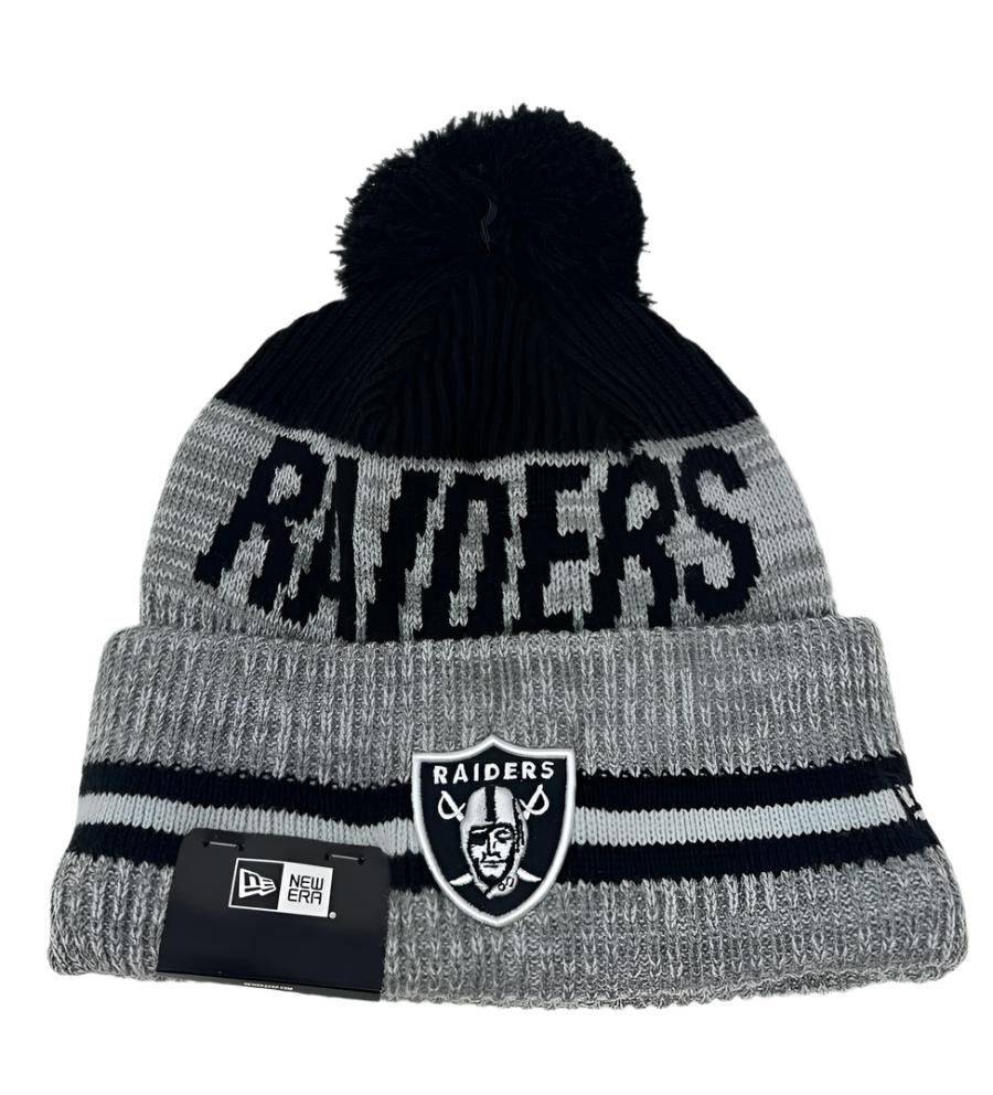 Las Vegas Raiders Beanie New Era Runner Knit Hat - THE 4TH QUARTER