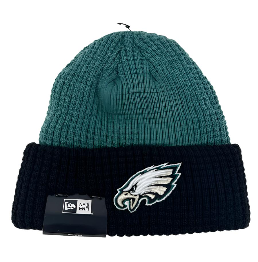 Philadelphia Eagles Beanie New Era Waffled Knit 2 Tone Hat - THE 4TH QUARTER