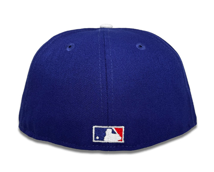 Los Angeles Dodgers Fitted New Era 59Fifty City Script Blue Cap Hat Green UV