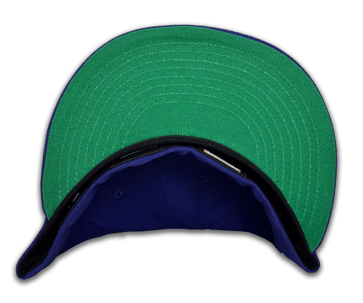 Dodgers Fitted New Era 59Fifty Lowrider Blue Cap Hat Green UV