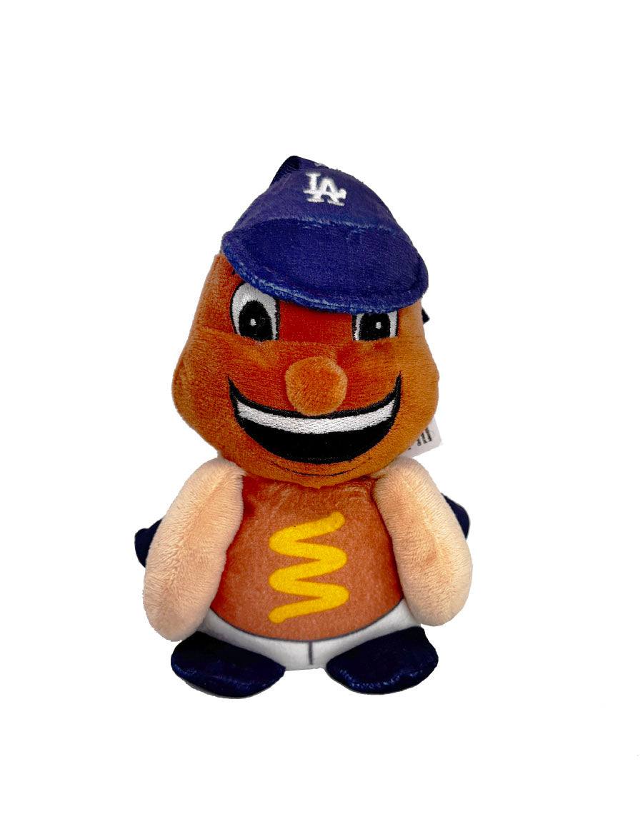 Los Angeles Dodgers Mascot Dodger Dog Plush Bag Charm 6inch Clip