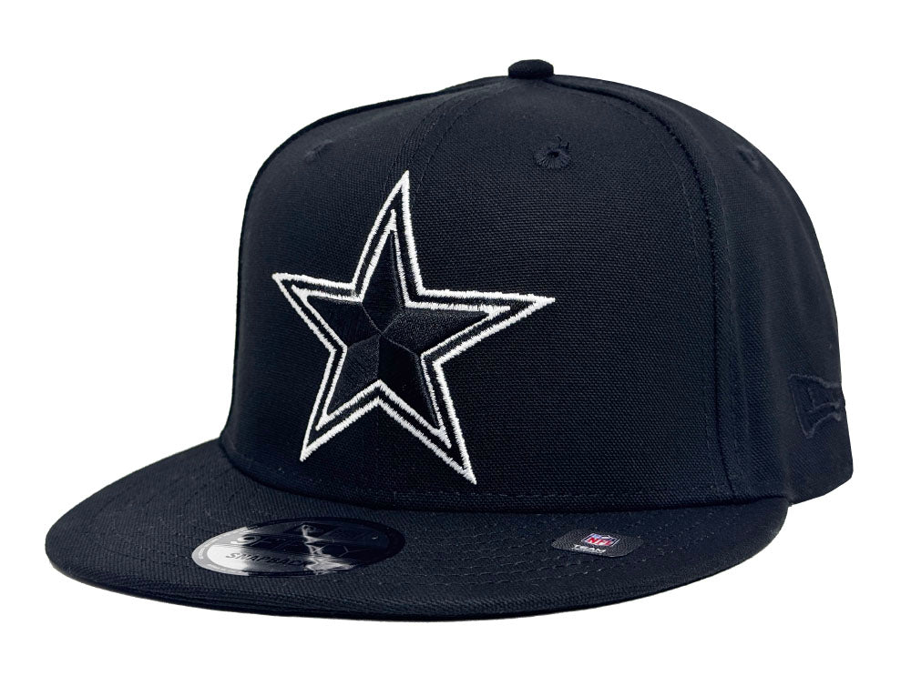 Dallas Cowboys Snapback New Era 9Fifty Black White Hat Cap Black UV