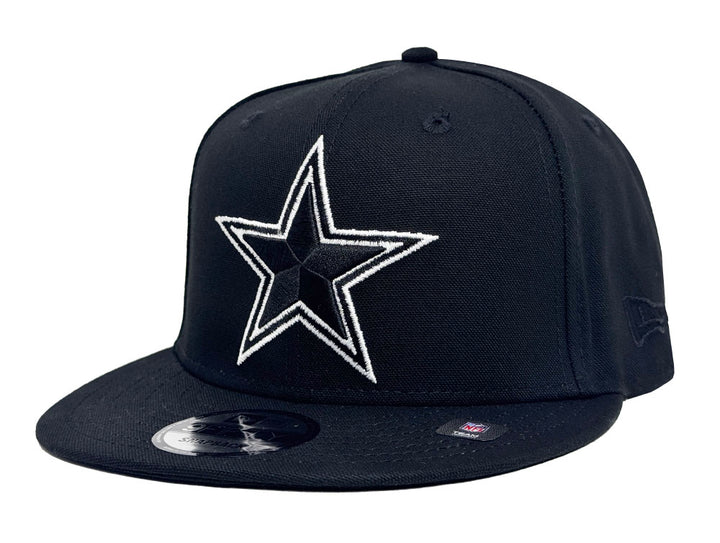 Dallas Cowboys Snapback New Era 9Fifty Black White Hat Cap Black UV