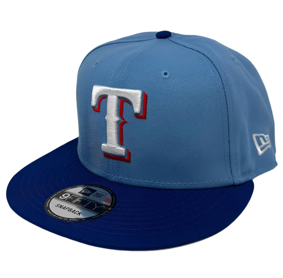 Texas Rangers Snapback 9Fifty Basic 2Tone Sky Blue Cap Hat Grey UV - THE 4TH QUARTER