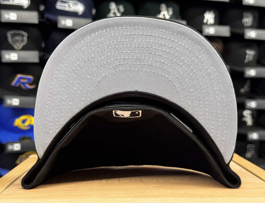 Baltimore Orioles Fitted New Era 59Fifty O Logo White Outline Black Hat Cap