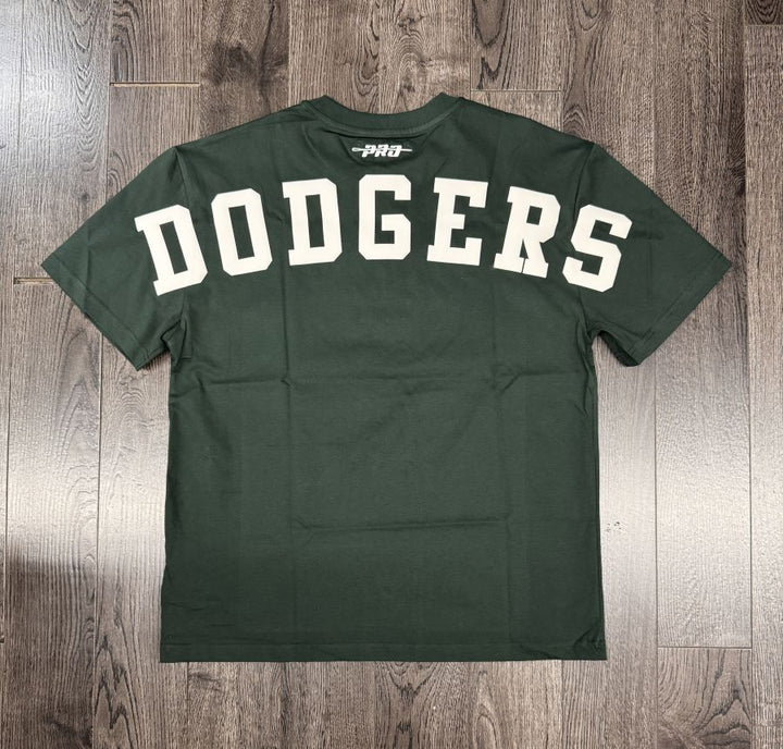 Los Angeles Dodgers Mens T-Shirt Pro Standard Wingspan Forest Green Tee - THE 4TH QUARTER