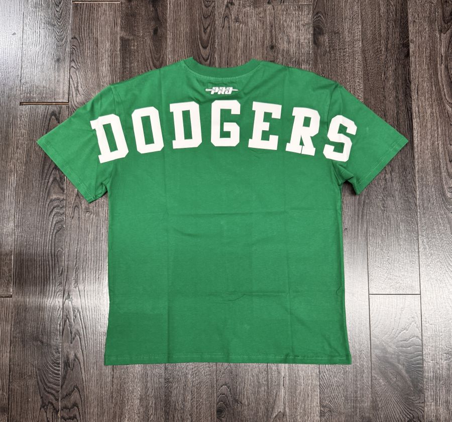 Los Angeles Dodgers Mens T-Shirt Pro Standard Wingspan Kelly Green Tee - THE 4TH QUARTER
