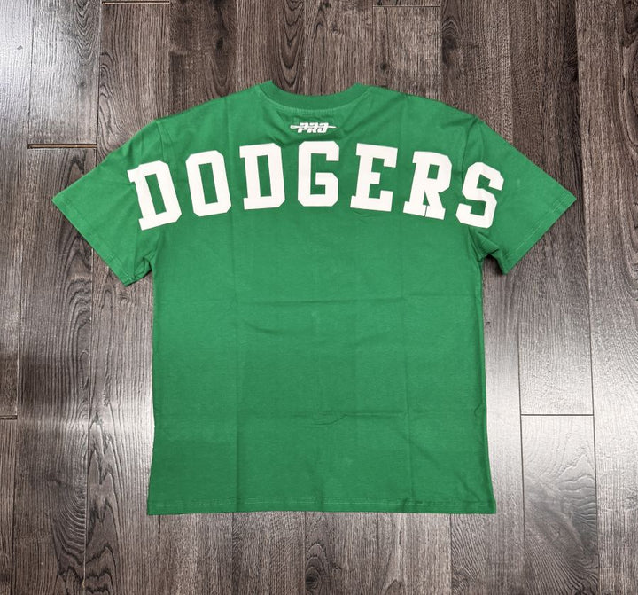 Los Angeles Dodgers Mens T-Shirt Pro Standard Wingspan Kelly Green Tee - THE 4TH QUARTER
