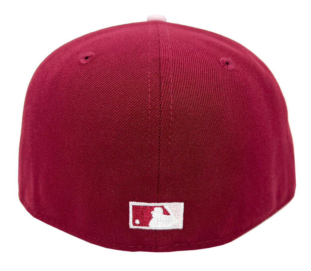 Los Angeles Dodgers Fitted New Era 59Fifty 200th Bicentennial Burgundy Pink Hat Cap - THE 4TH QUARTER