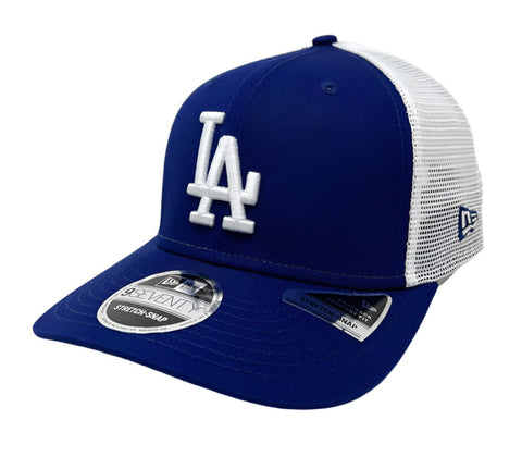 Los Angeles Dodgers Snapback New Era 9Seventy Stretch-Snap Cap Hat Blue White Trucker
