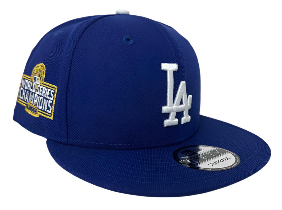 Los Angeles Dodgers Snapback New Era 2020 Champions Blue Cap Hat Grey UV - THE 4TH QUARTER