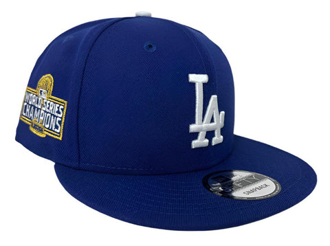 Los Angeles Dodgers Snapback New Era 2020 Champions Blue Cap Hat Grey UV