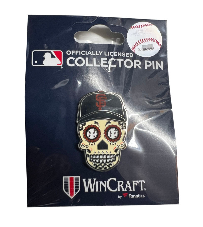 San Francisco Giants Sugar Skull Lapel Pin - THE 4TH QUARTER