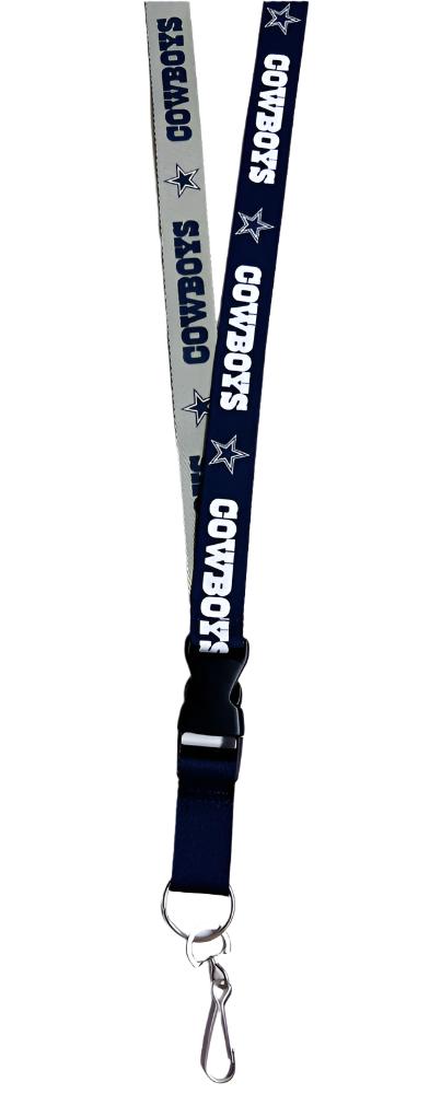 Lot De 2 Porte-clés Lanières Réfléchissantes Dallas Cowboys - Breakaway - Neufs Sous Licence