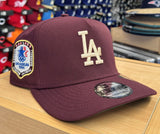 Los Angeles Dodgers Snapback 9Fifty New Era A-Frame 1984 Olympic Maroon Hat Cap